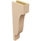 Ekena Millwork 4"W x 8"D x 24"H Thin Newport Rough Cedar Woodgrain TimberThane Corbel, Primed Tan CORUR04X08X24NEWRCPR - alternate 4